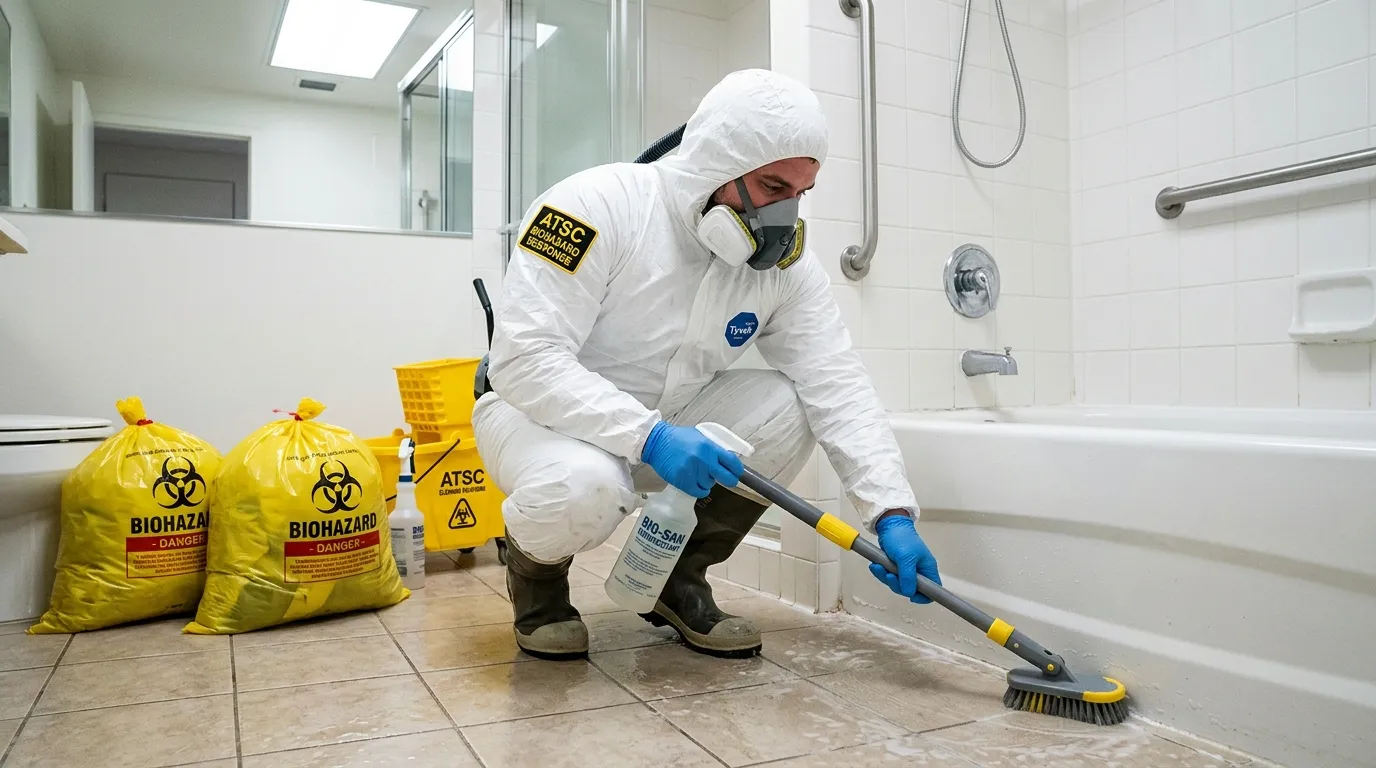 Decontamination equipment deployed for Blood Cleanup in Toledo